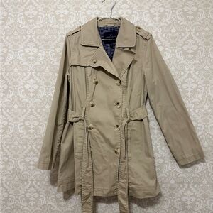 American Eagle Outfitters Beige Trench Coat